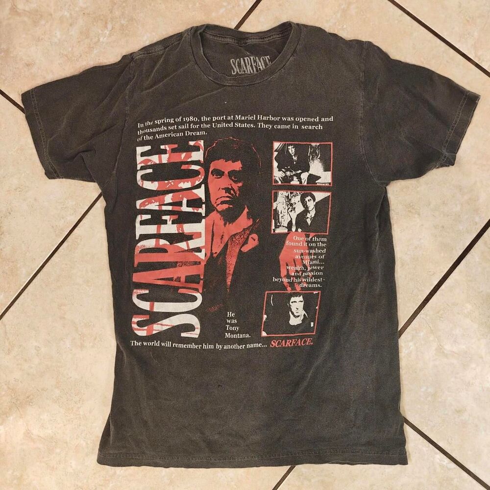 Ripple-junction Men's Black and Grey T-shirt